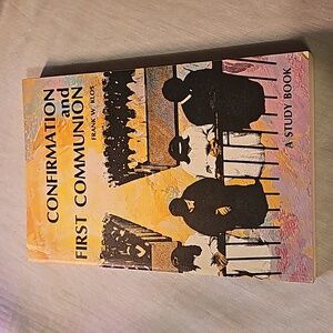 Confirmation and first communion vintage religious book